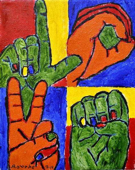 Nancy Rourke Paintings — Deaf Culture Asl Lives