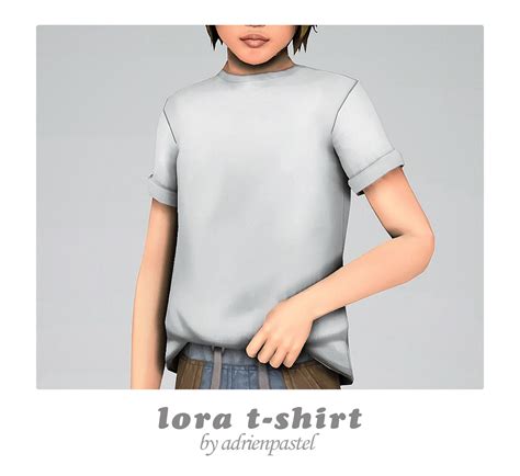 Adrienpastel — 📑 Lora T Shirt · Base Game Compatible 31 Swatches