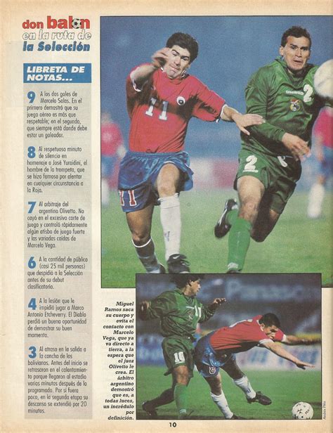 Un punto de oro logró chile de visita ante argentina, pero ahora toca la otra parte de la tarea: Partidos de la Roja: 26/05/1996 Chile-Bolivia | 2:0