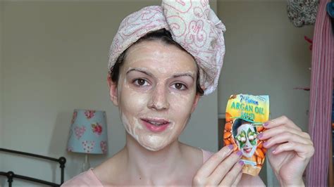 asmr pampering myself face mask and makeup youtube