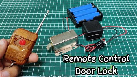 Remote Control Door Lock Youtube