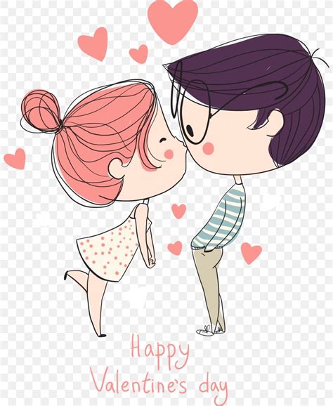 Cute Couple Kissing Cartoon Drawings Deeper