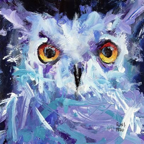 Night Owl Painting By Ron Krajewski
