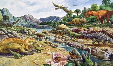 Mesozoico Cuando La Tierra Era Cálida Y Húmeda