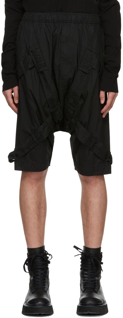 Julius Black Cotton Shorts Julius