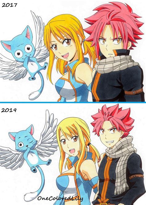 Fairy Tail Art Style Change Comparison By