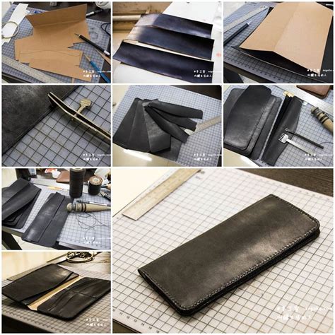 Diy Black Leather Wallet