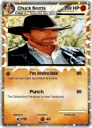 Pokémon Chuck Norris 1475 1475 Im Invincible My Pokemon Card