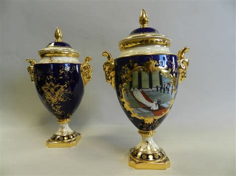 Two Coalport Limited Edition Vases For The Marriage Of The Prince Of