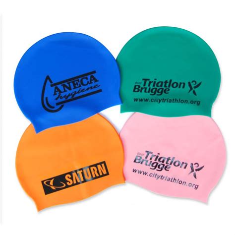 Printed Silicone Swim Caps Swim Caps