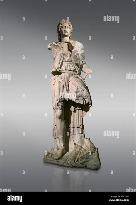 Roman Statue Of Alexander The Great Marble Perge 2nd Century AD Inv