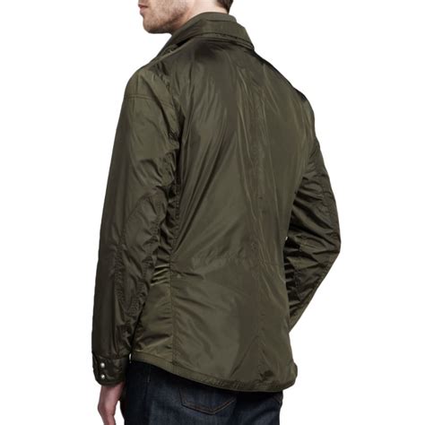 Mens Military Classic Style Green Field Jacket Military Jacket