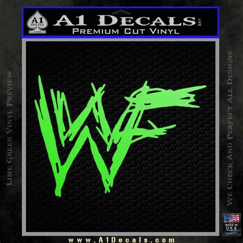 Wwf Wrestling Logo Decal Sticker Retro D1 Wwe A1 Decals