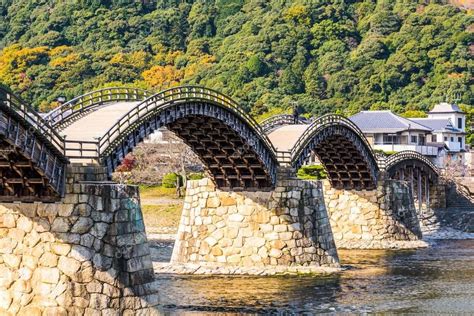 Kintai Bridge Of Iwakuni Japan 美しい風景 旅行 風景