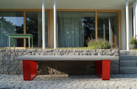 Urban Backless Bench Stone For Public Spaces Escofet