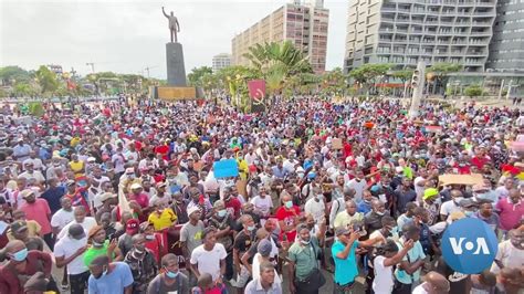 Manifestação Em Luanda Em Solidariedade A Adalberto Costa Júnior Youtube