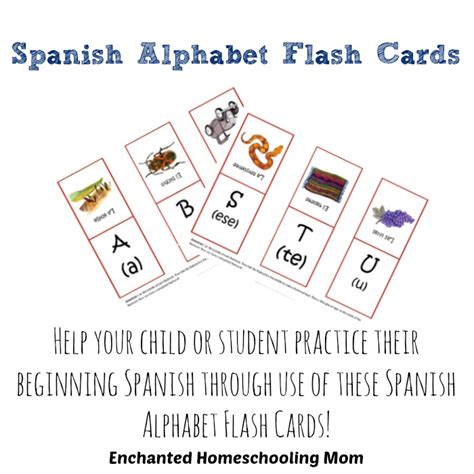 Spanish Alphabet Flash Cards