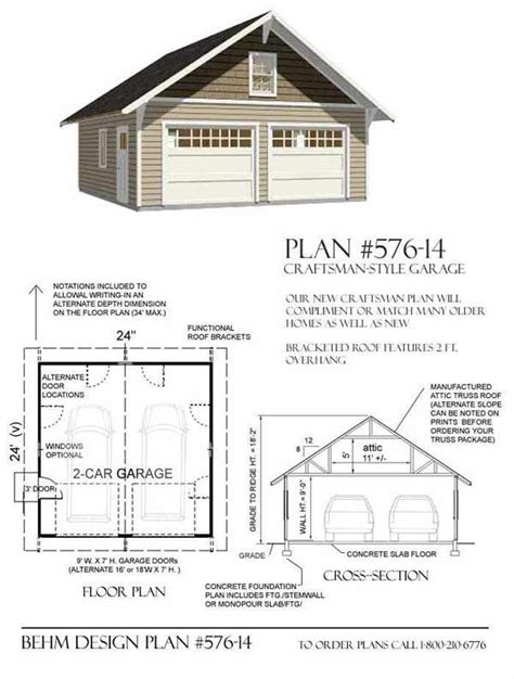 √ 24x24 Garage Plans With Loft Alumn Photograph