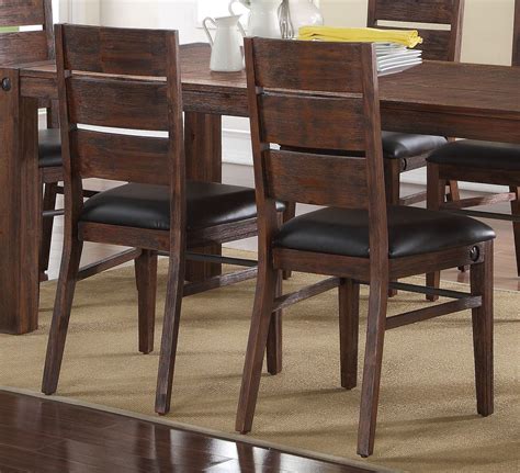 walnut dining room chairs keukenhof contemporary dark walnut casual dining set with