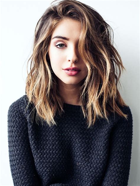 Cute Medium Length Hairstyle Pinterest Hairstyles For Medium Long Thick