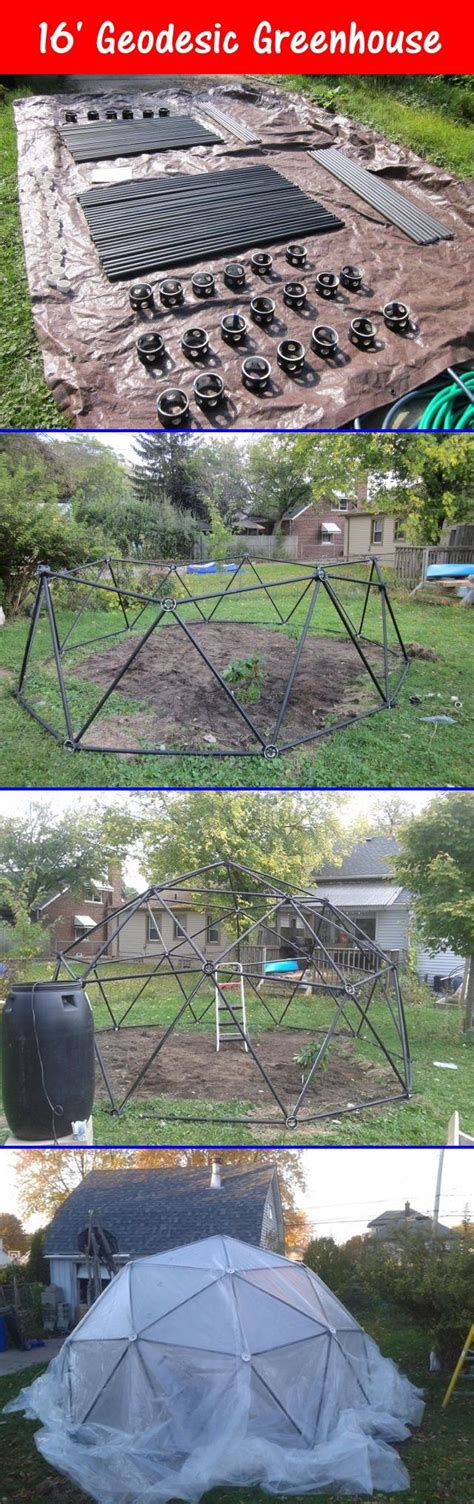 Customer Review 16 Geodesic Dome Greenhouse Kit Geodesic Dome