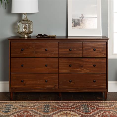 Buy Manor Park Classic Mid Century Modern 6 Drawer Solid Wood Dresser