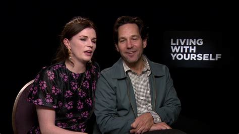 Aisling Bea And Paul Rudd Talk Living With Yourself Youtube