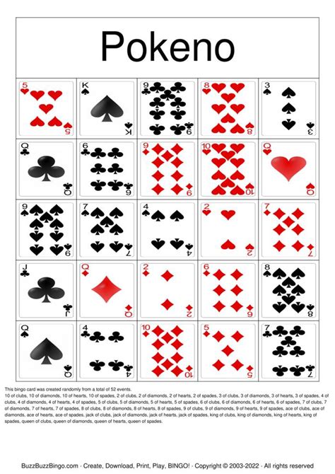 Pokeno Bingo Cards To Download Print And Customize