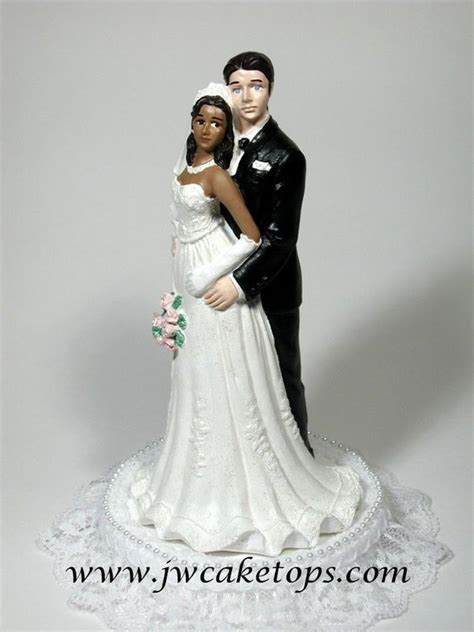 10 chic interracial wedding cake toppers