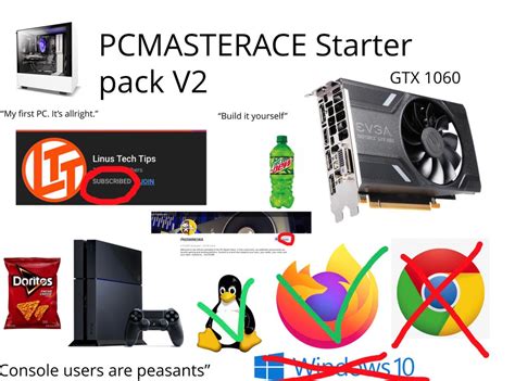 Pcmasterace Starter Pack V2 Rpcmasterrace