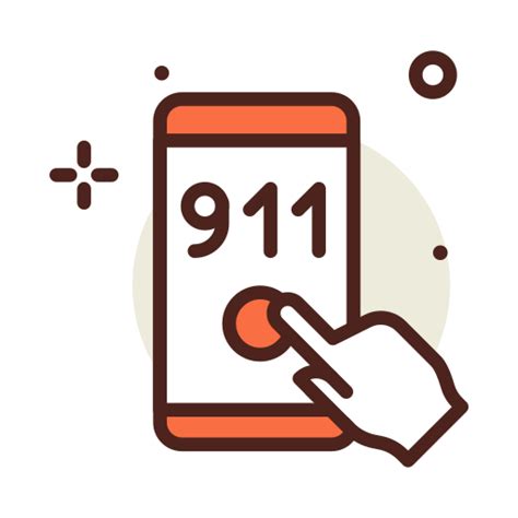 911 전화 무료 보안개 아이콘