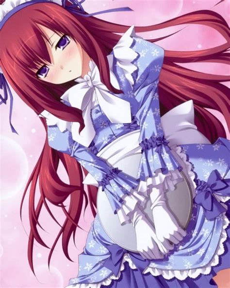 Anime Girl With Red Hair Lubasakura Red Haired Anime