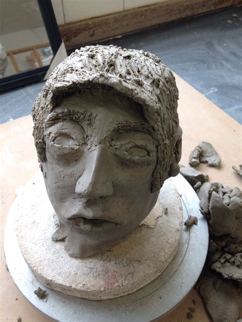 My Finished Clay Head Clay Sculpture Statue Art Clays Art