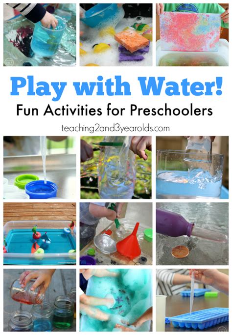 15 Fun Water Activities For Preschoolers Water Activities Preschool
