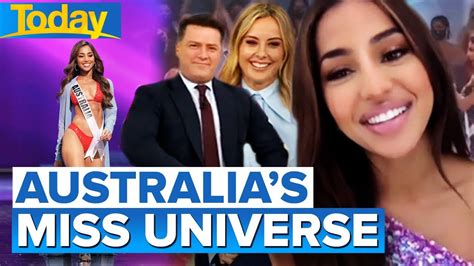 Miss Universe Australias Maria Thattil Places In The Top 10 Today Show Australia Youtube