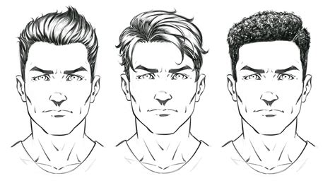 How To Draw Comic Style Hair For Male Characters Robert Marzullo