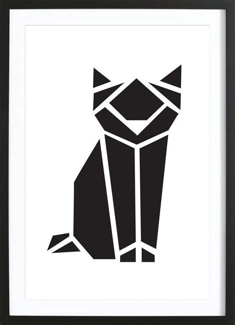 Admin 2 dakika ago origami leave a comment 1 views. Origami Katze as Framed Premium Poster by Eulenschnitt ...