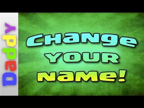 How to change name 3rd time in clash of clans 2018 easily (hindi)подробнее. Clash Of Clans Sneak Peek - Change YOUR name in Clash of ...