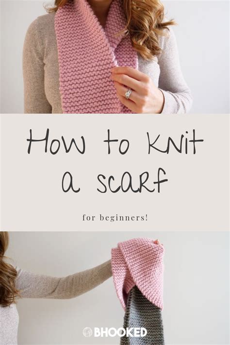 How To Knit A Scarf For Complete Beginners Free Pattern And Tutorial Beginner Knit Scarf