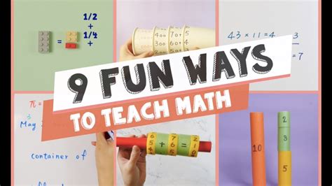 9 Fun Ways To Teach Math Youtube