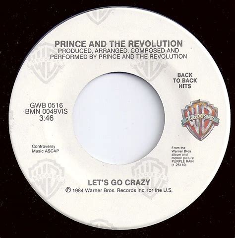 1 On Billboard Lets Go Crazy Prince And The Revolution Oldies Music
