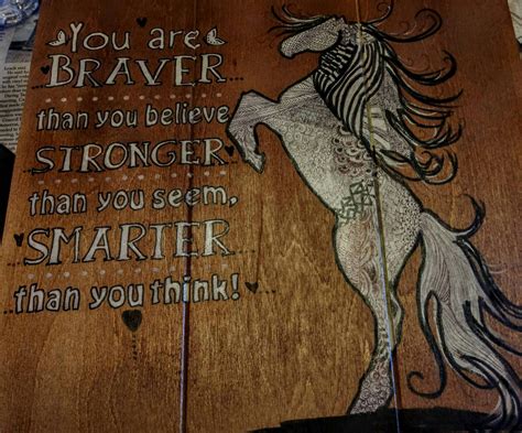 Equestrian Words Of Wisdom Hand Painted Wooden Sign Cowgirl Etsy