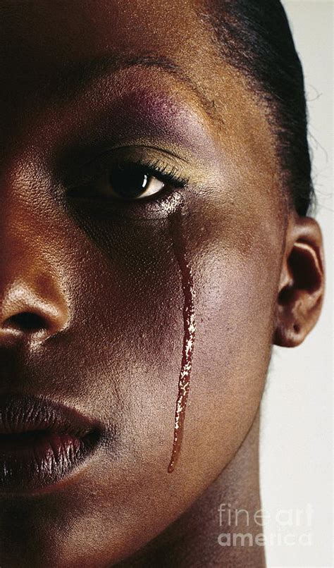 black girl crying art
