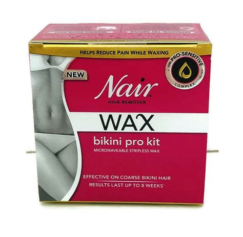 Nair Hair Remover Wax Bikini Pro Kit Waxing Made Easy Pro Sensitive 35