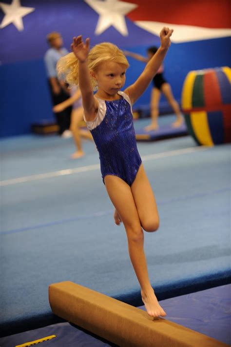My Little Gymnast 10 01 2009 Hope Began Her Gymnastics Les Flickr