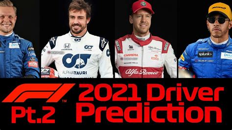 We believe that a new generation of exciting, outspoken drivers will make f1 more popular than ever before, and we want to give our users access to as much of their heroes as possible, on and off the track. F1 2021 Driver Prediction | Part-1 | F1 2021 Driver Line ...