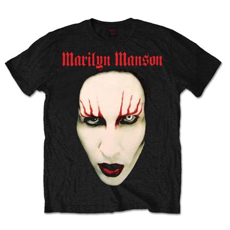 marilyn manson unisex t shirt red lips wholesale only and official licensed