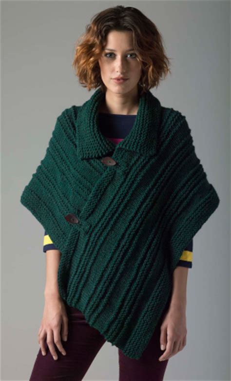 With a yarn needle and yarn, seam the top edge with the mattress stitch. Knitting Patterns Galore - Level 1 Knit Poncho