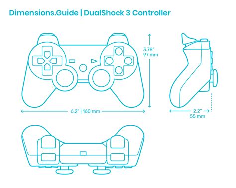 Nes Controller Dimensions And Drawings