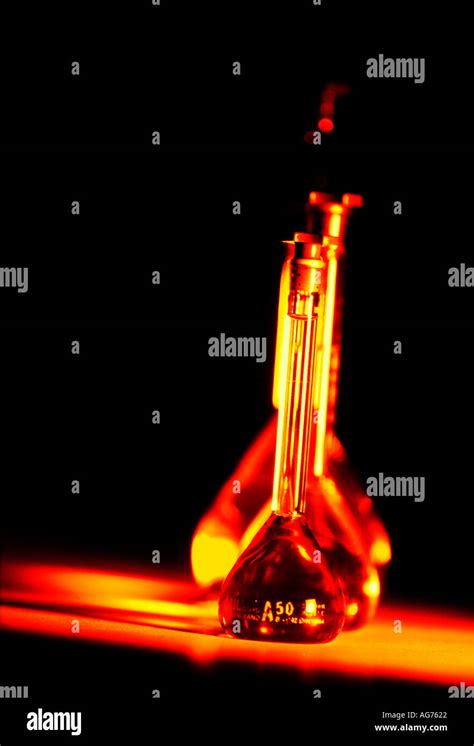 Chemical Flasks Beakers And Glassware 1820 Stock Photo Alamy